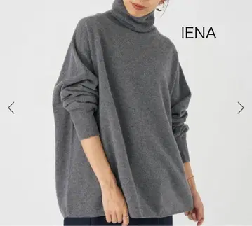 IENA Fine 뉴질랜드 울 하이넥 풀오버