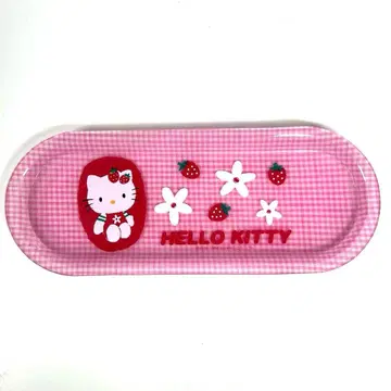 당시물 헤이세이 레트로 SANRIO 산리오 딸기 키티 트레이 펜 트레이