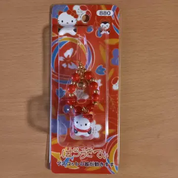 HELLOKITTY 키티 스트랩 꼬리 장식 코마이누