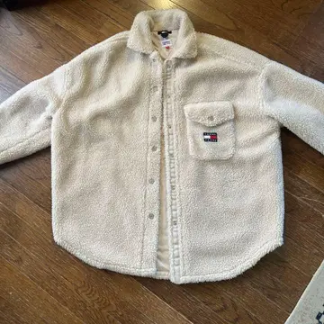 TOMMY JEANS 보아 자켓 M 아이보리