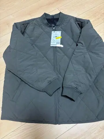 워크맨 뒷면 알루미늄 퀼팅 자켓 LL 카키