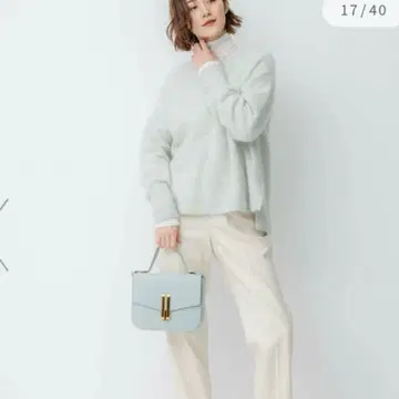 23구 울 테이퍼드 팬츠