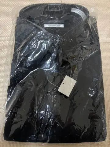 STENTOR 블랙 긴팔 셔츠 미사용
