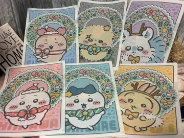 치이카와 (먼작귀) A4 클리어 파일 6장 세트 크리스마스 버전 컴플리트