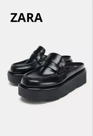 ZARA 통굽 로퍼 슬립온 39 사이즈