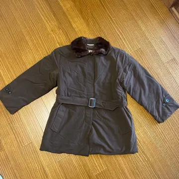 MARELLA 브라운 다운 자켓