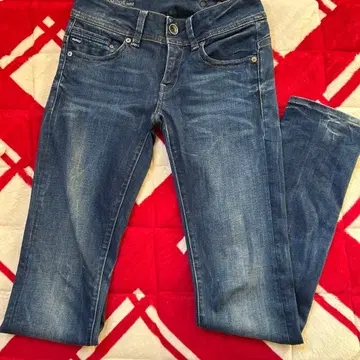 G-Star 미지 새들 다크 블루 데님