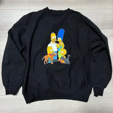 심슨 훼미리마트 한정판 맨투맨 트레이닝복 M 사이즈