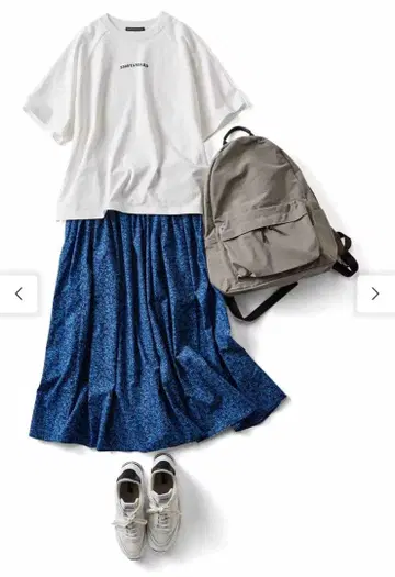 [ THREE FIFTY STANDARD ] M 플레어 스커트 블루