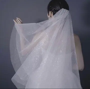 Glitter veil GRV-09 글리터 웨딩 베일