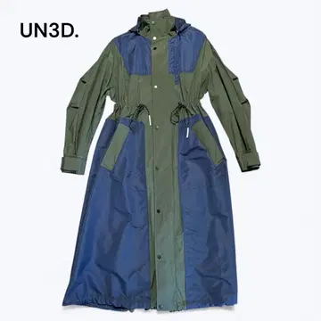 UN3D. (언쓰리) 배색 마운틴 코트 38 새상품급