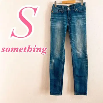 썸씽 NEOJEAN 썸씽 스트레이트 데님 블루 S