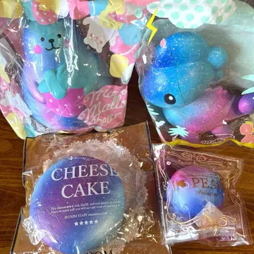 스퀴즈 세트 블루 갤럭시 ibloom squishy