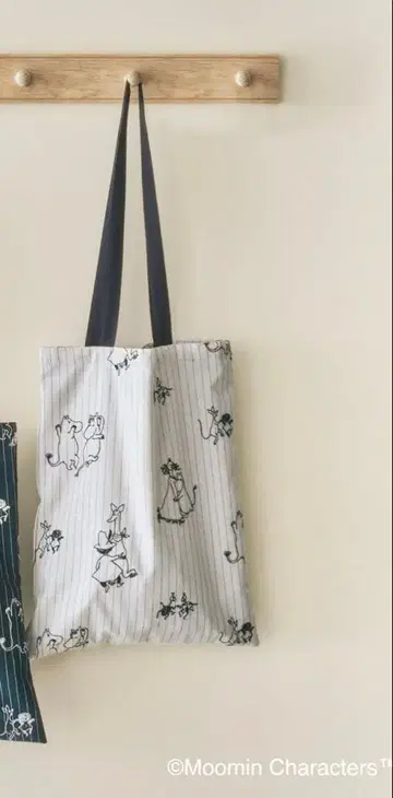 택 포함 새상품 unico 무민 토트백