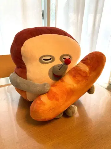 빵도둑 복권 A상 봉제 인형 사랑스러운 빵