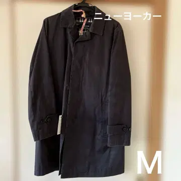 뉴요커 남성용 코트 M 블랙 클리닝 완료