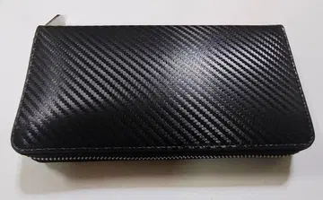 카본 파이버 블랙 장지갑 고급