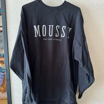 MOUSSY 블랙 트레이닝복 미사용