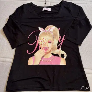 [ 12/14까지 한정 판매 ] 레이디 7부 소매 7부 소매 T셔츠