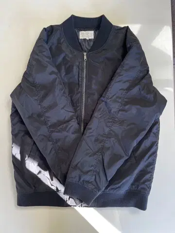 블랙 MA-1 플라이트 자켓