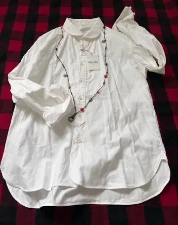 45R 택 포함 새상품 화이트 셔츠 4 / 45rpm umii908