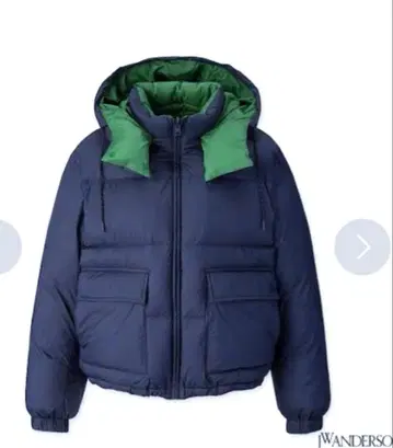 새상품 UNIQLO JW 콜라보 다운 자켓 리버서블