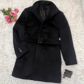 COMME CA MEN 꼼사맨 정가 6만엔 알파카 혼방 코트 S 롱 코트