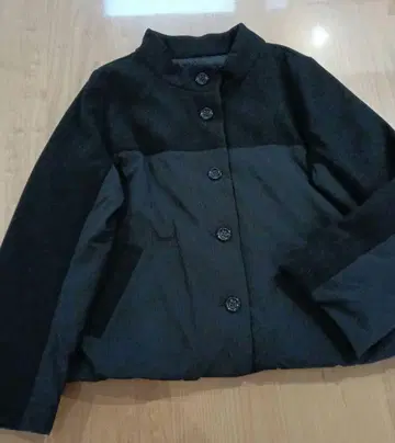 새상품 t.b 센소유니코 충전솜 아우터 코트 블랙 마츠오 인터내셔널