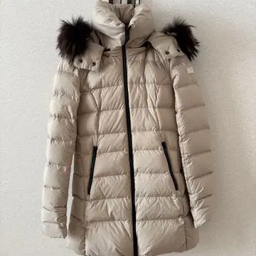 TATRAS 베이지 다운 자켓 퍼 포함