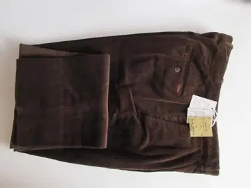 브라운 코듀로이 슬림핏 팬츠