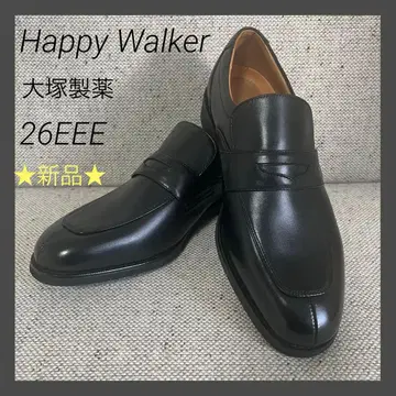 미사용 Happy Walker 오츠카 제화 블랙 넓은 폭 26EEE 4E