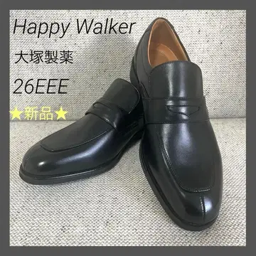 미사용 Happy Walker 오츠카 제화 블랙 넓은 폭 26EEE 4E