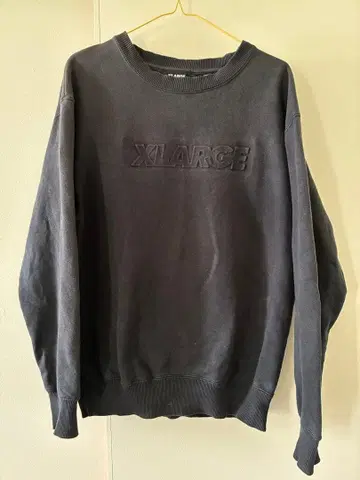 XLARGE / 블랙 / 맨투맨 / 남성용.여성용