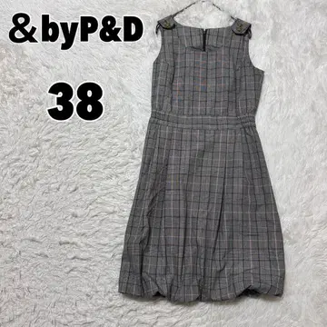 앤드바이P&D 앤드바이핑키앤다이안 벌룬 원피스 체크