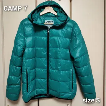 CAMP7 다운 후드 블루종 (S) 다운 90% 페더 10%