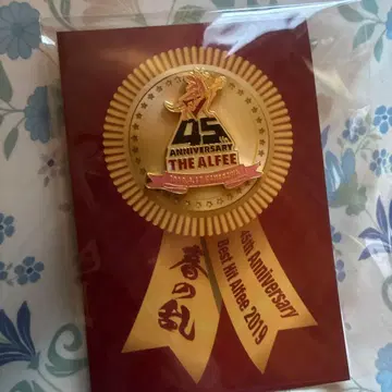 THE ALFEE 45th Anniversary 메달 배지