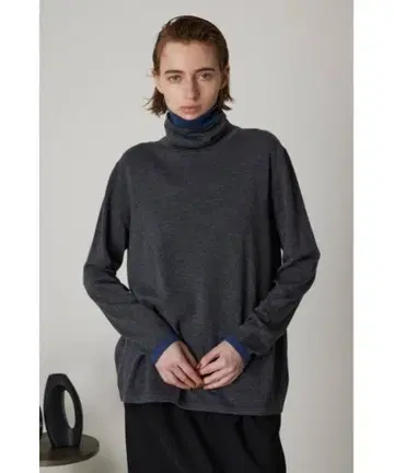 RIM.ARK 리무아크 더블 터틀넥 니트 탑