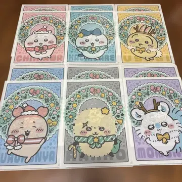 치이카와 (먼작귀) 클리어 파일 12장 세븐일레븐 한정판 컴프 세트
