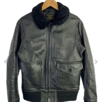 ALPHA INDUSTRIES G-1 가죽 자켓 38