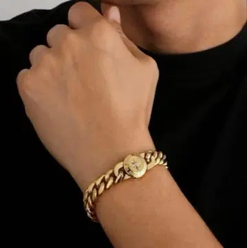 선착순 KRKC&CO 디자인 클로징 팔찌 골드 12mm