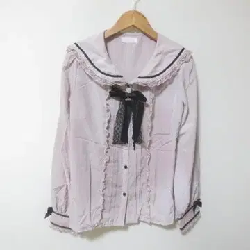 LIZ LISA 리즈리사 세일러 블라우스 레이스 프릴 C162