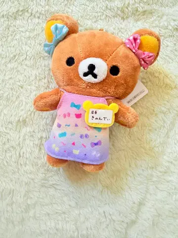 리락쿠마 스토어 한정판 매달린 봉제 인형 하라주쿠점 캔디 점장