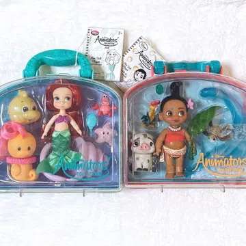 디즈니 아리엘 모아나 애니메이터 컬렉션 미니 인형