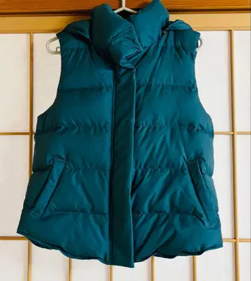 McGREGOR 후드 부착 다크 그린 다운 베스트