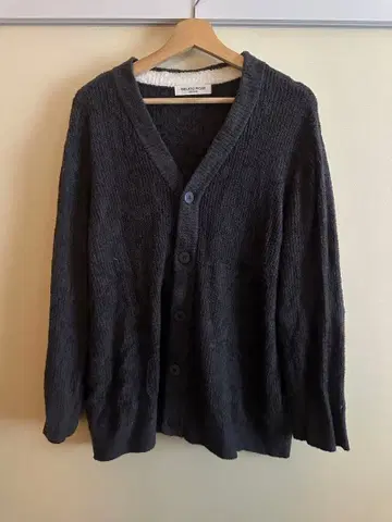 GELATO PIQUE 그레이 가디건 남성용 긴팔 젤라피케 홈웨어