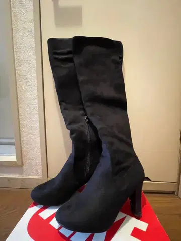 블랙 니하이 부츠 LL 사이즈 란다