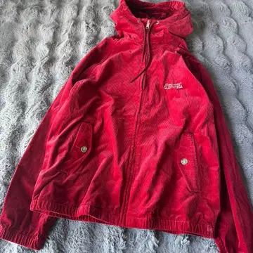 STANDARD CALIFORNIA 코듀로이 후드티 L 사이즈 레드