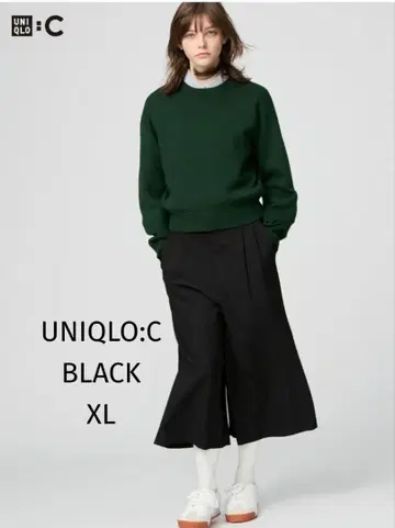 UNIQLO C 큐롯 XL 블랙 유니클로 블랙 LL 사이즈