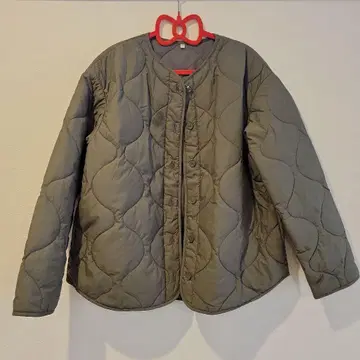 무인양품 M 후와리 솜 퀼팅 자켓