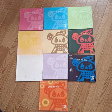 Cafe de Rie 전 10권 다나카 리에 팬클럽 CD 뉴스레터